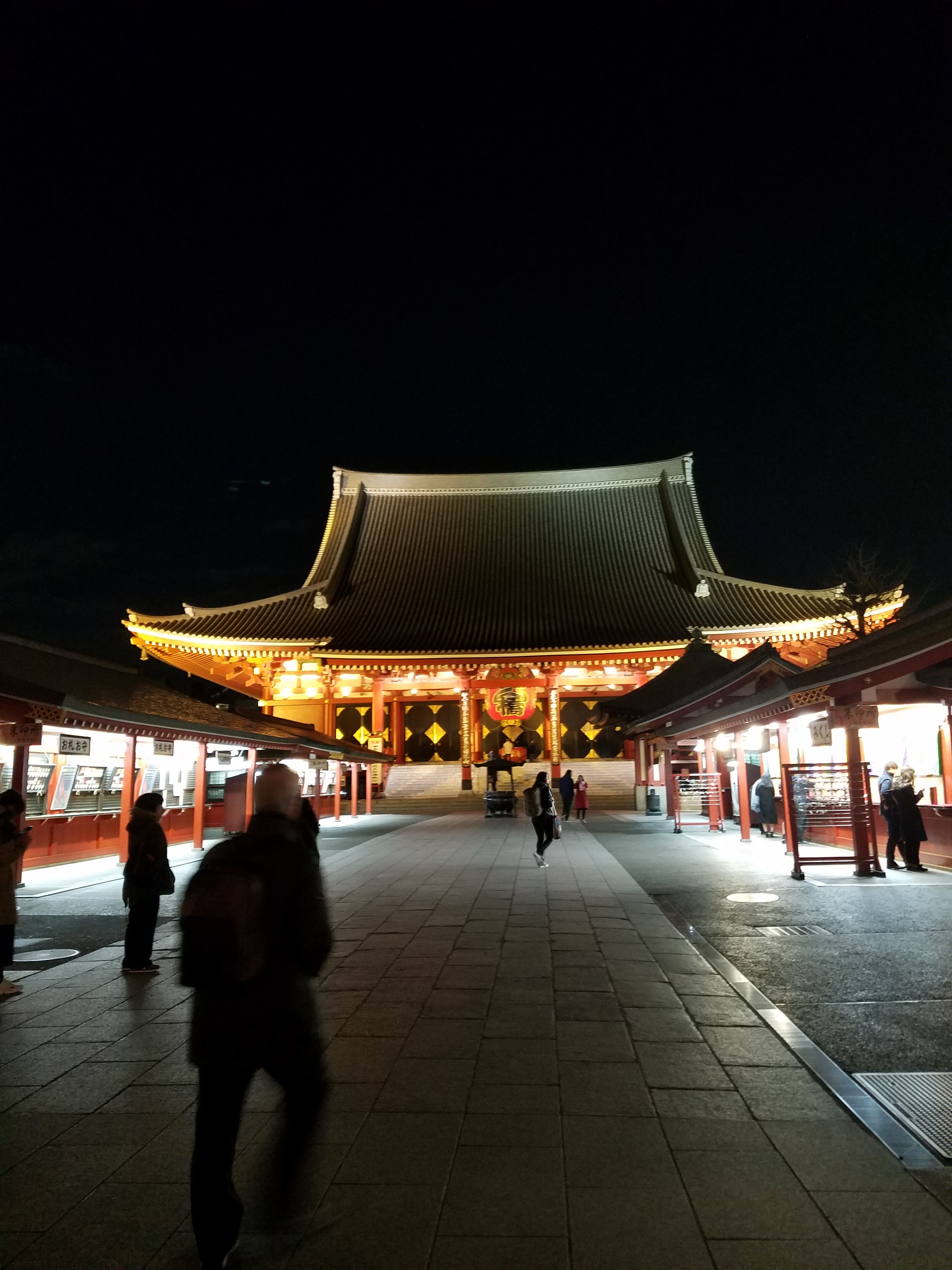 夜の浅草浅草寺